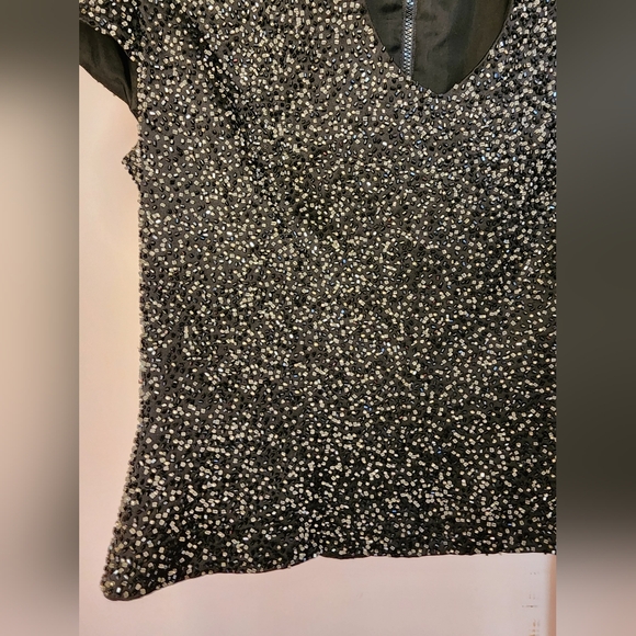 Zola Evening Beaded Top Size 8 - Picture 2 of 4